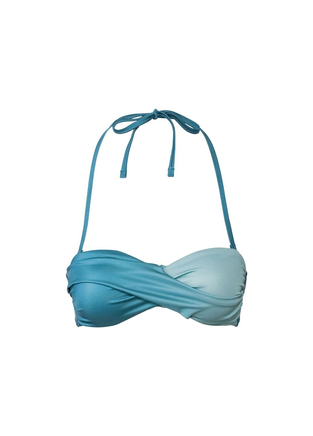 Бірюзовий купальник роздільний на підкладці для жінки lycra® 348526 бірюза бікіні Esmara