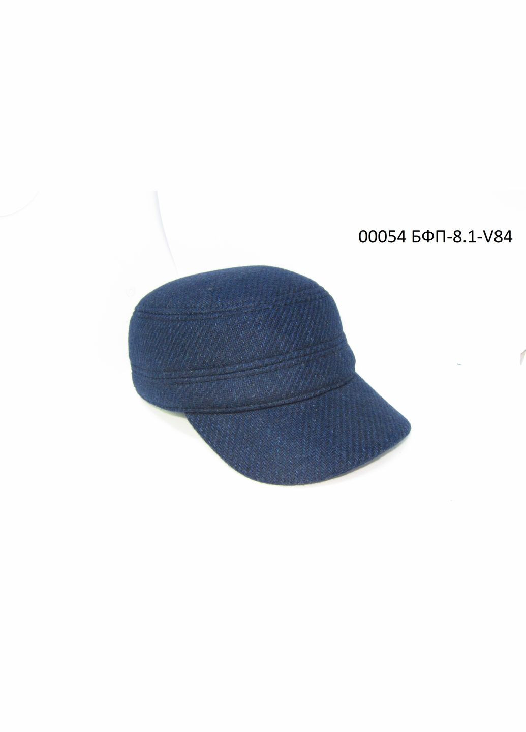 Кепка немка осінь-зима на флісі з вухами синя DaVaNi 00054 No Brand кепка немка (307071626)