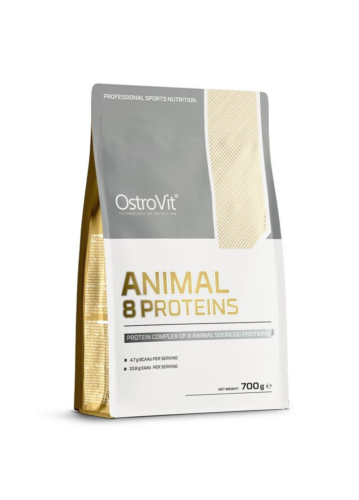 Протеин Animal 8 Proteins, 700 грамм Клубника Ostrovit (324419407)