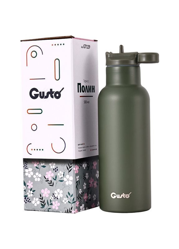 Термос GT129 Полін 500 мл Green (135655) Gusto (307436304)