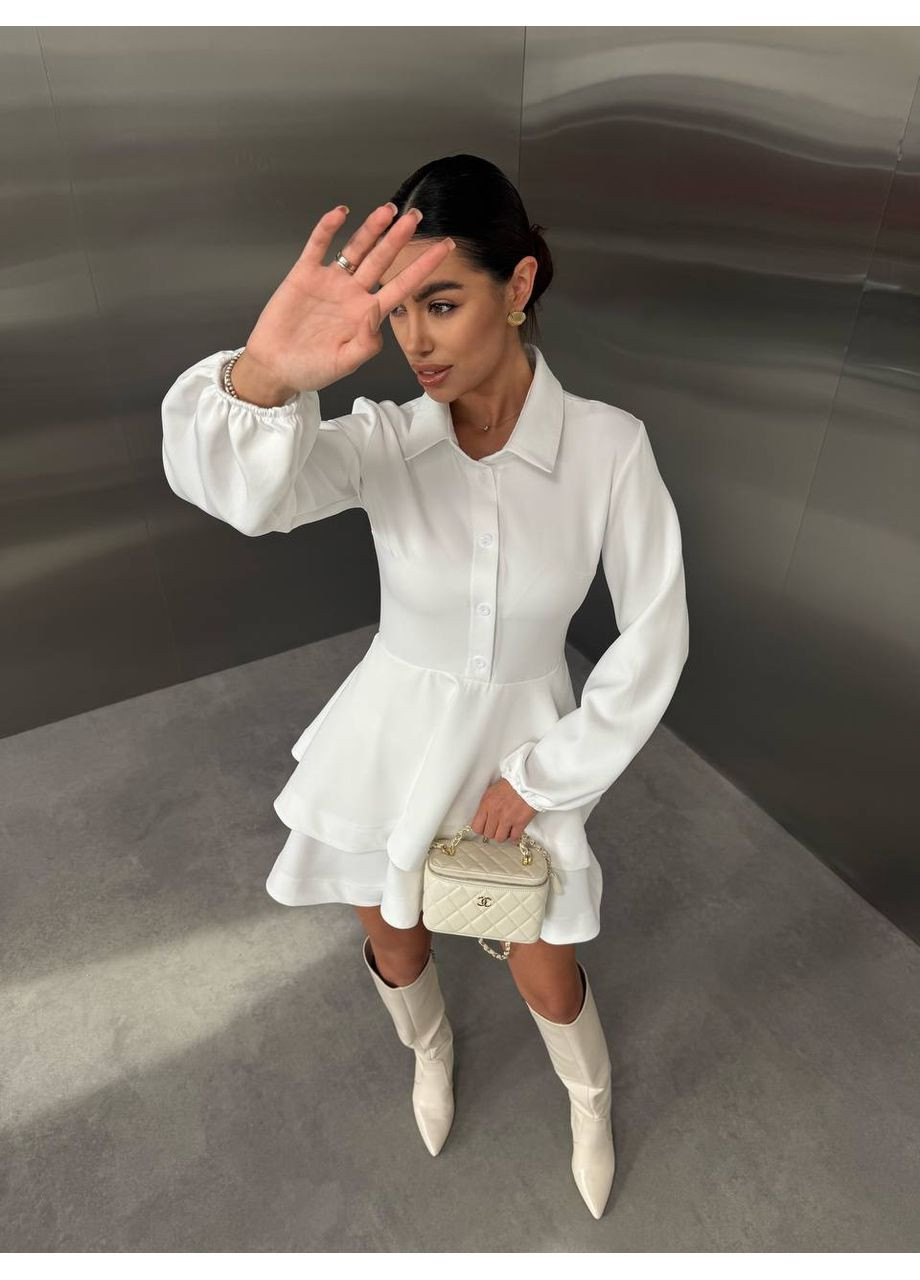 Молочна святковий, коктейльна, повсякденний, вечірня, кежуал жіноча сукня FINO Mode