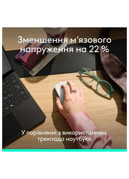 Оригинал! Мышка (910-007631) Logitech Mobi Fold Bluetooth Off-White (401226760)