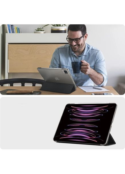Чохол-книжка Tri Fold Hard для Apple iPad Pro 12.9 2020/2021/2022 Black BeCover (360419459)