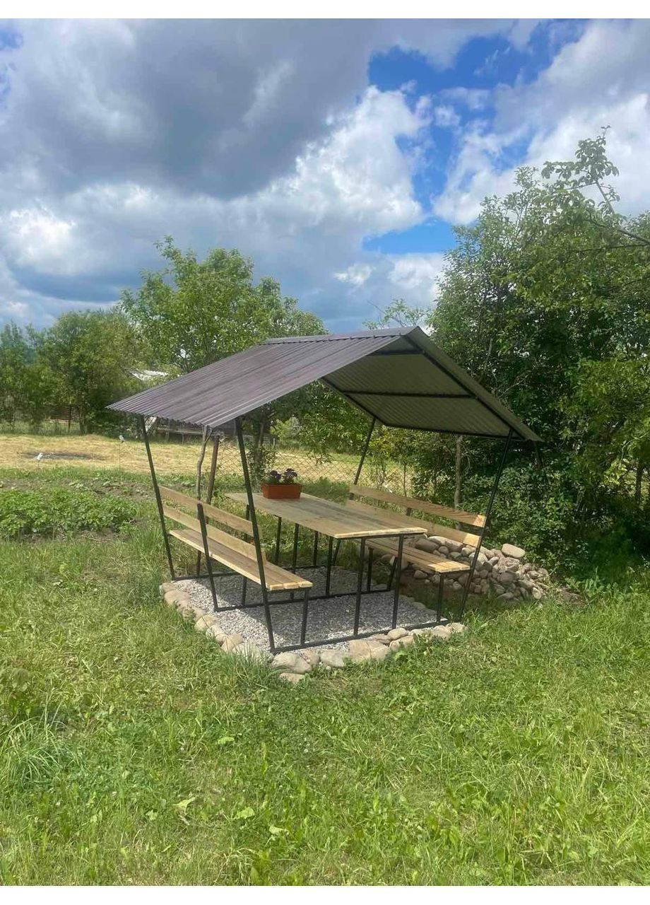 Беседка дачная разборная 2,3x1,9x2 м (5002) No Brand (363188008)