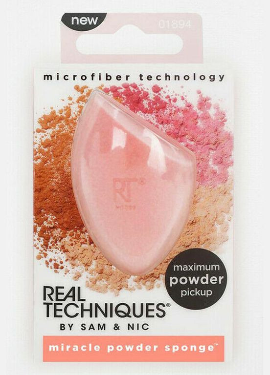 Спонж для макіяжу (Реал Технікс) Miracle Powder Sponge Real Techniques (278773744)