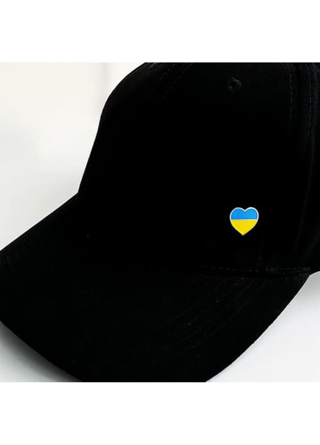 Значок на кнопці на бейсболку Серце України (1418_1) Dobroznak (365246441)