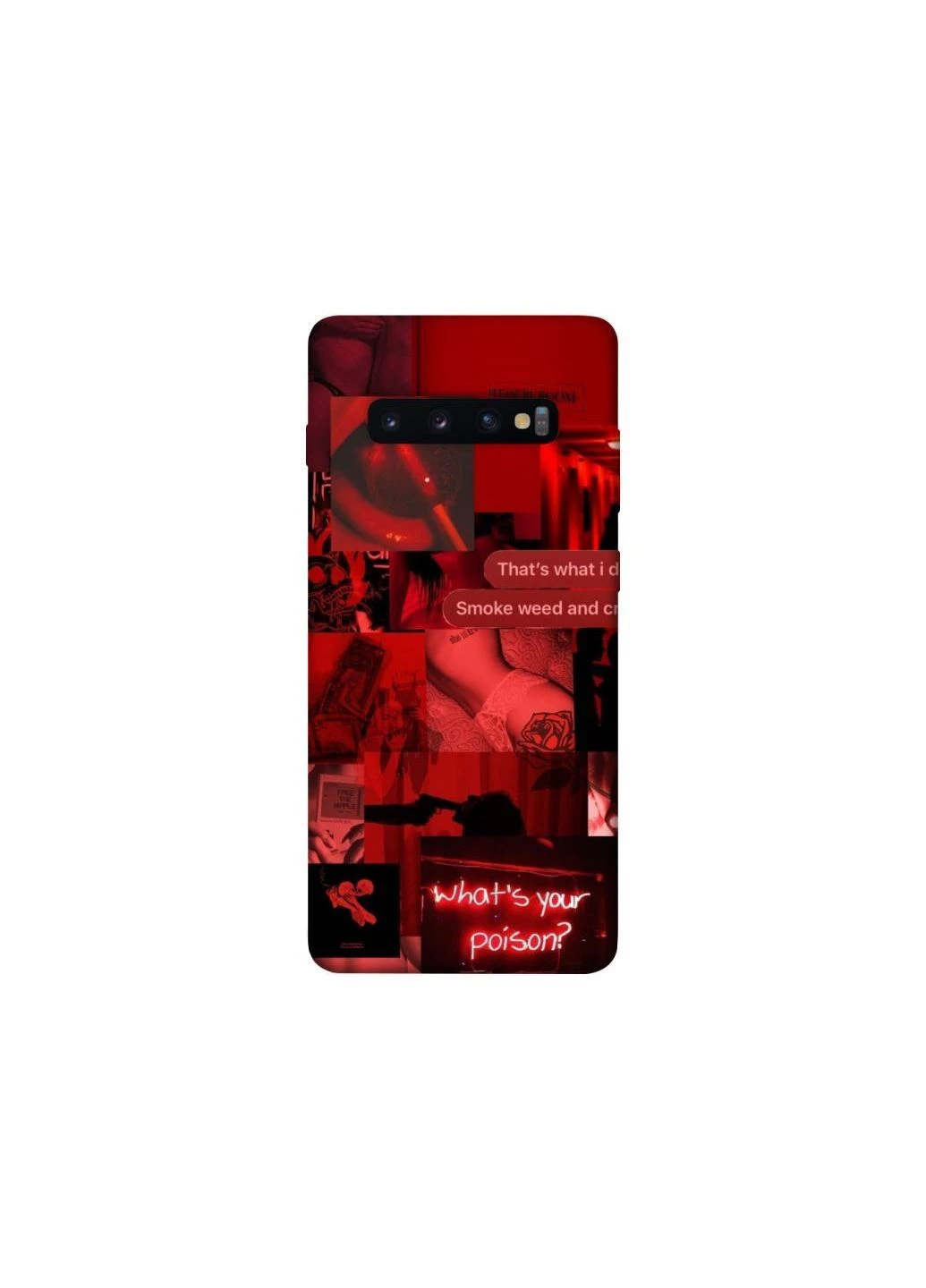 Чехол на Samsung Galaxy S10+ Love collage ver.1 Frontalka (377900010)