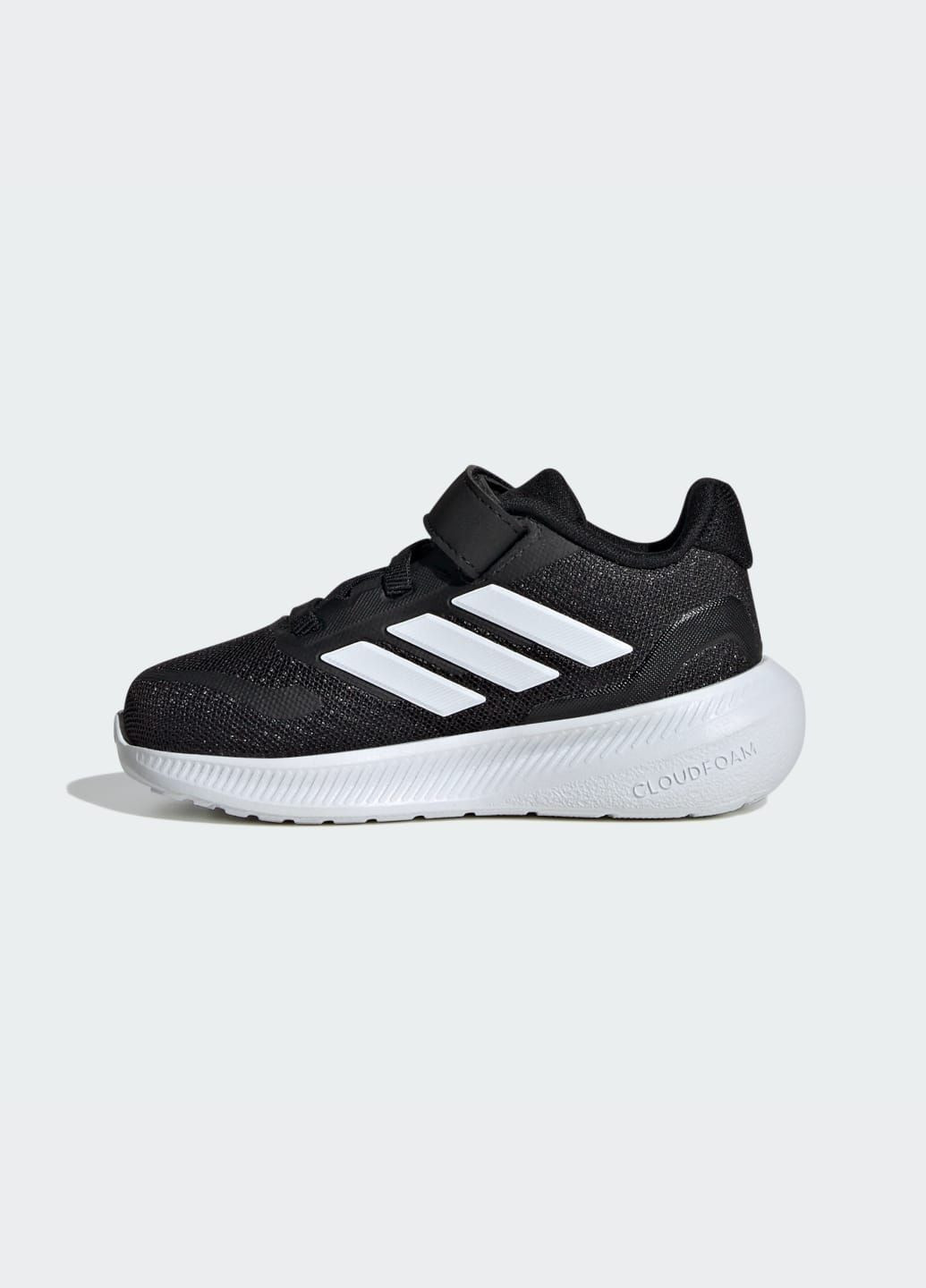 Черные всесезонные кроссовки runfalcon 5 kids adidas