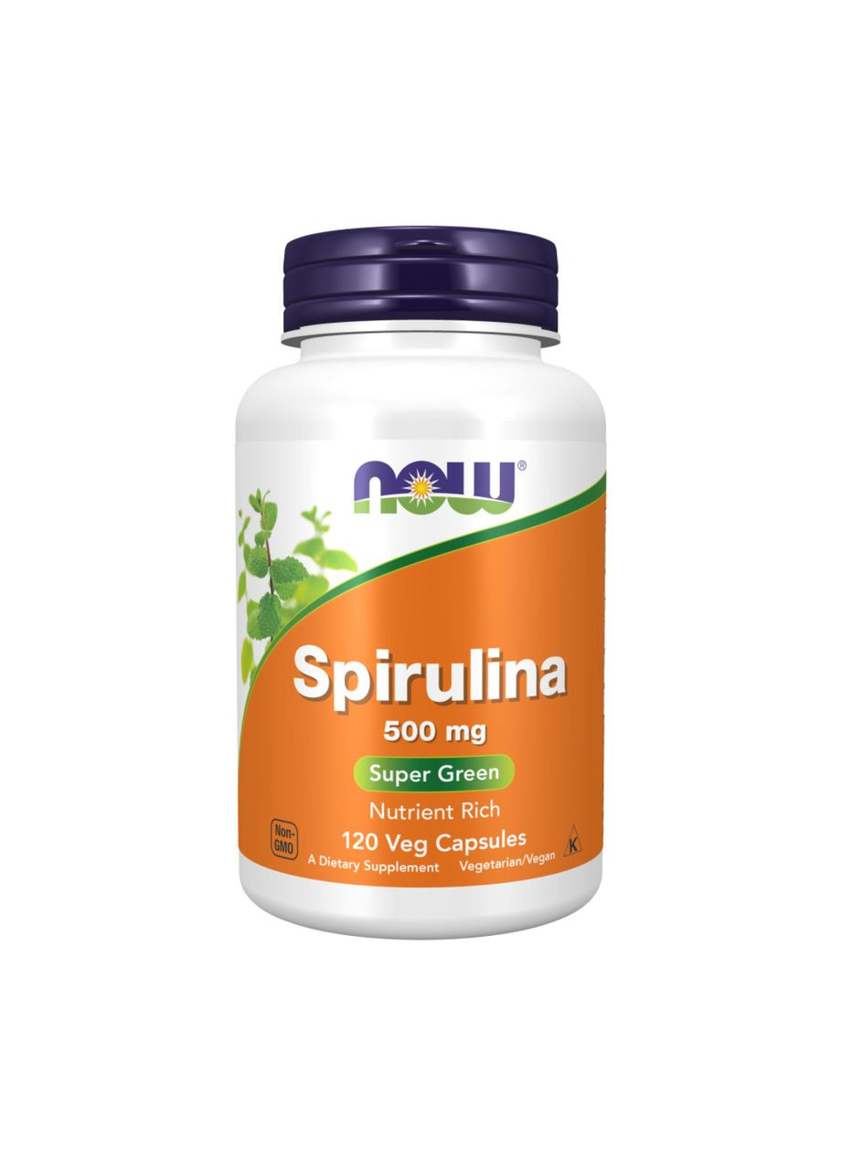 Spirulina 500 mg - 120 vcaps Now Foods (369400805)