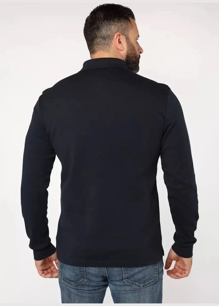Поло чоловіче з довгим рукавом Hugo Boss Interlock (302466047)