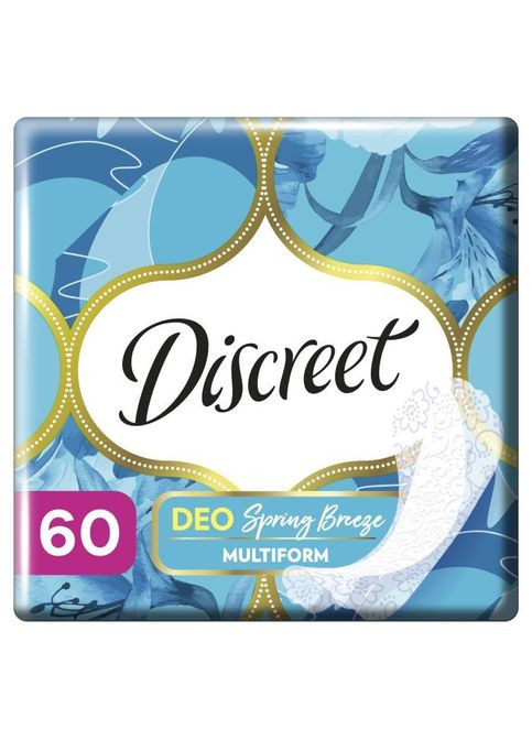 Щоденні прокладки (8001090170316/4015400179757) Discreet Deo Spring Breeze 60 шт (268143561)