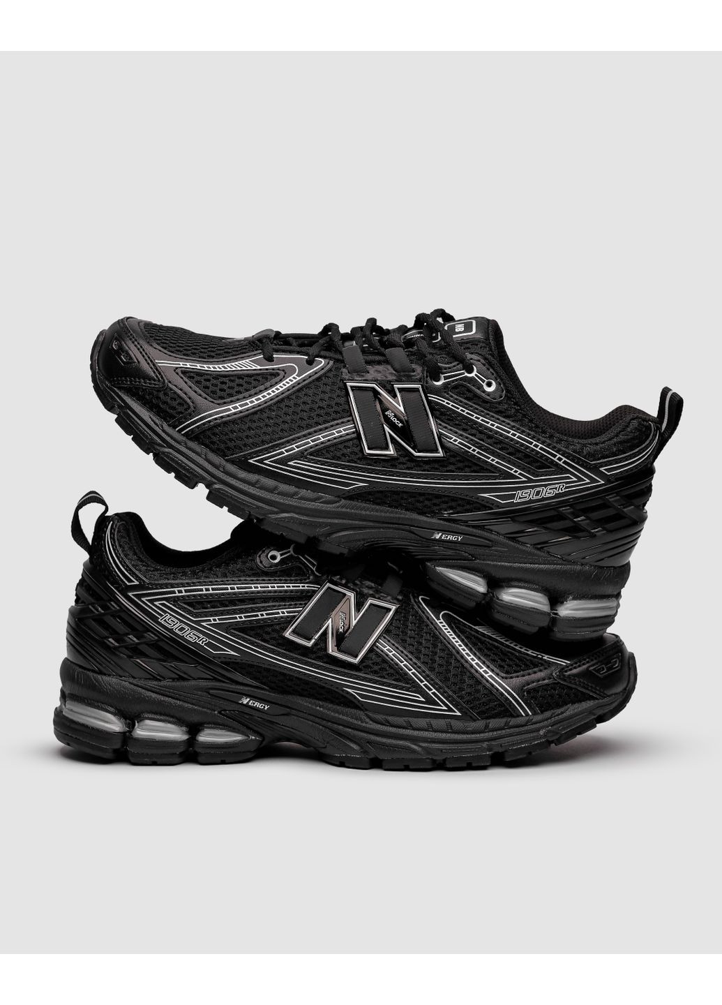 Сірі Осінні кросівки чоловічі new balance 1906n black grey нью беланс 1906n No Brand