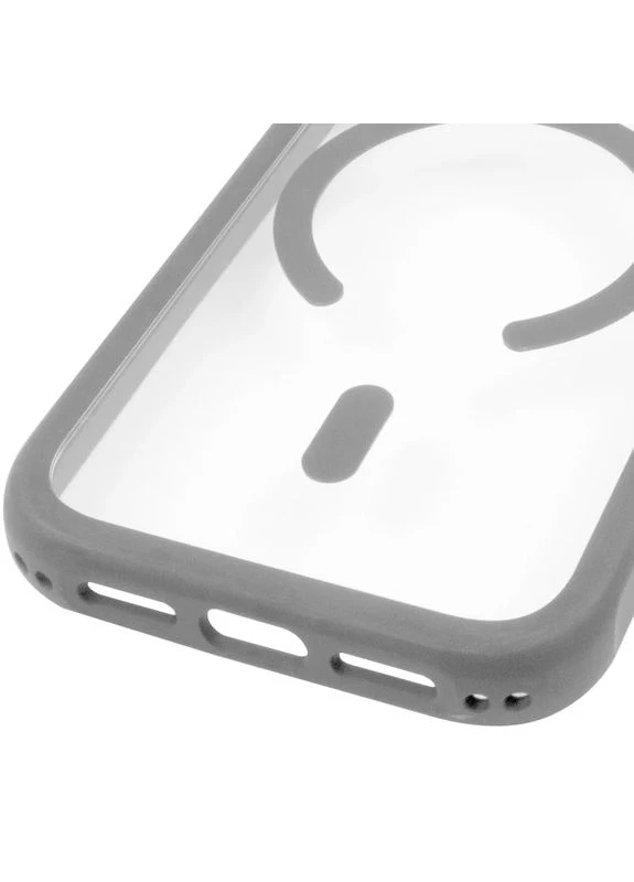 Чехол для Apple iPhone 15 Pro MagSafe TPU+PC 6.1" серый No Brand (402067476)
