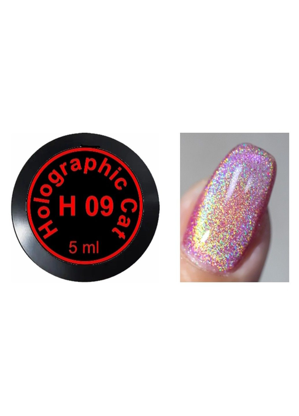 Гель-лак Голографічне котяче око Holographic Cat Eye MagicNail (292734317)