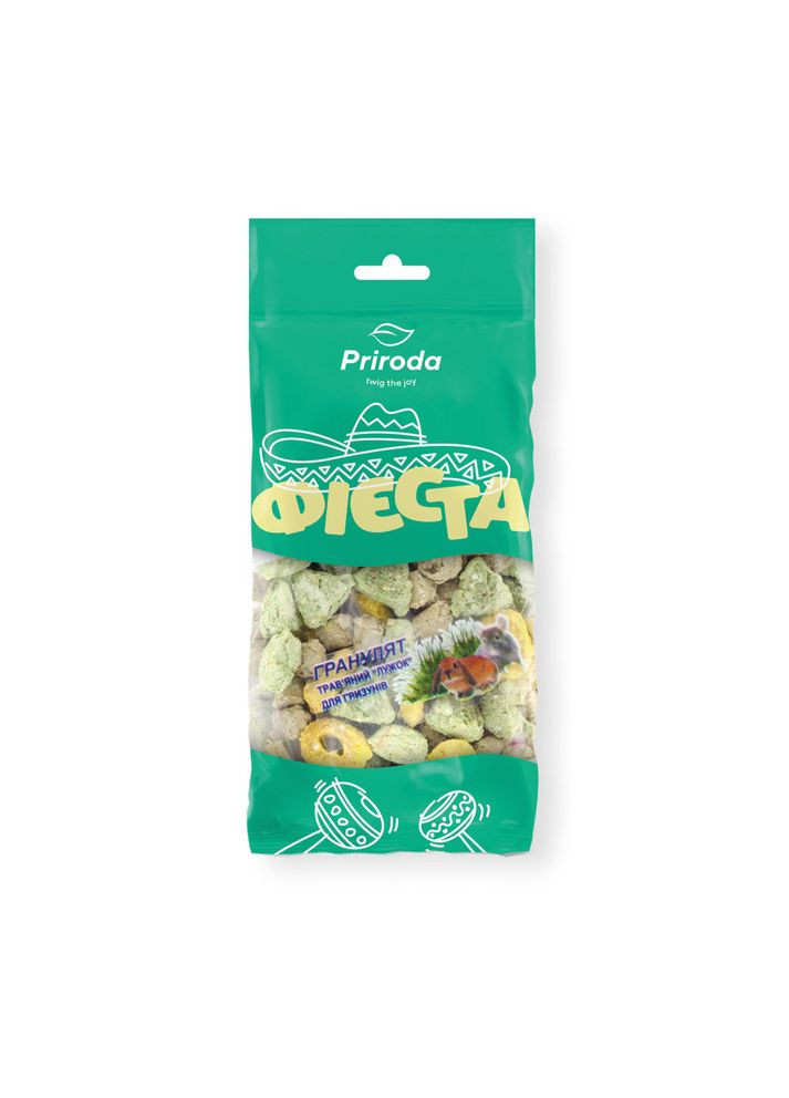 Гранулят Фиеста "Травяной Лужок" для грызунов 100 г Природа (355254382)