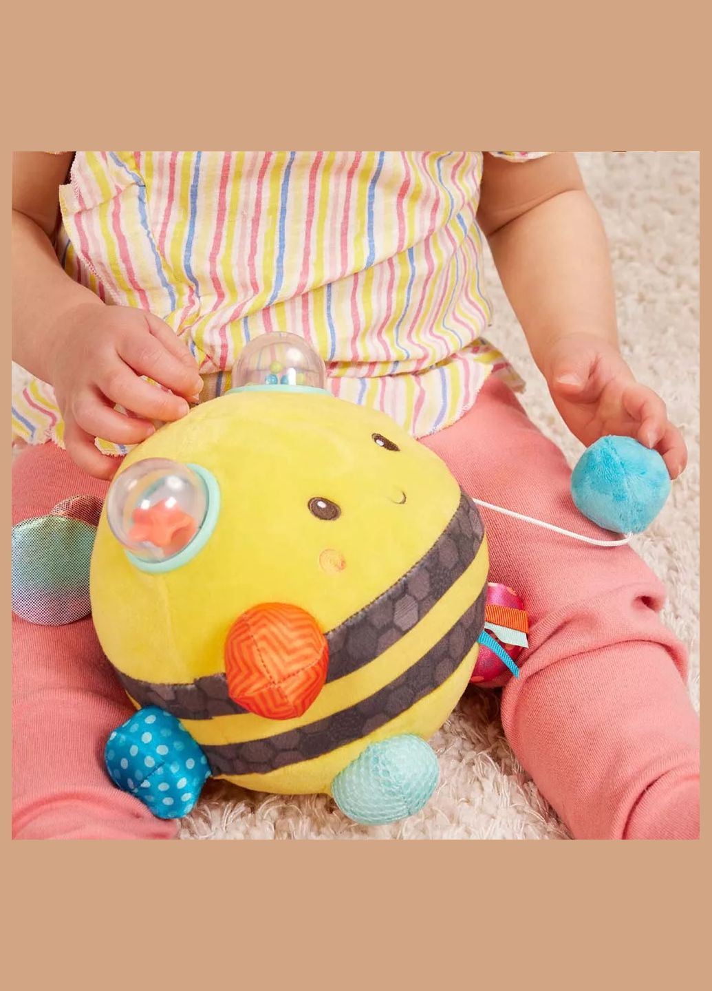 М’яка іграшка Бджілка Пухнастик Дзиж (BX2037Z) Battat (331163956)