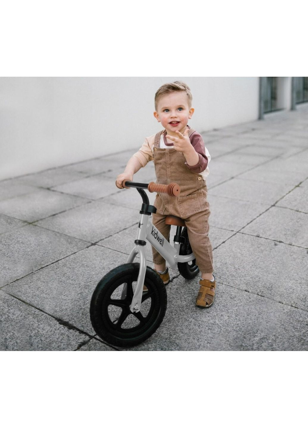 Биговел детский Rebel gray Серый Kidwell (332983757)