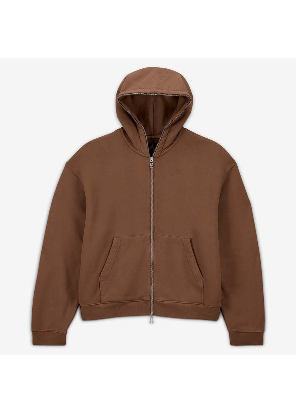 Чоловіче Худі Air x Travis Scott Full-Zip Hoodie 'Palomino' Коричневий Jordan (367586388)