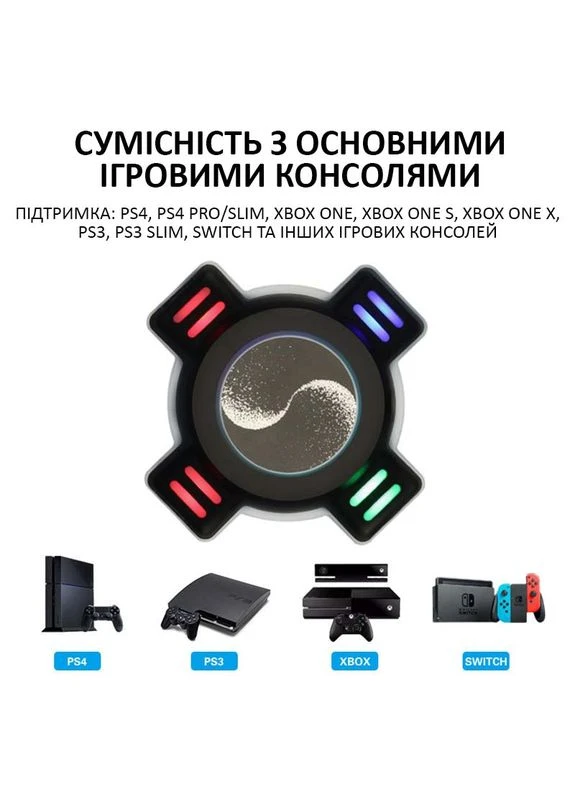Конвертер адаптер ігровий KSX для клавіатури / миші / Xbox One / Switch / PS4 / PS3 No Brand (322567739)