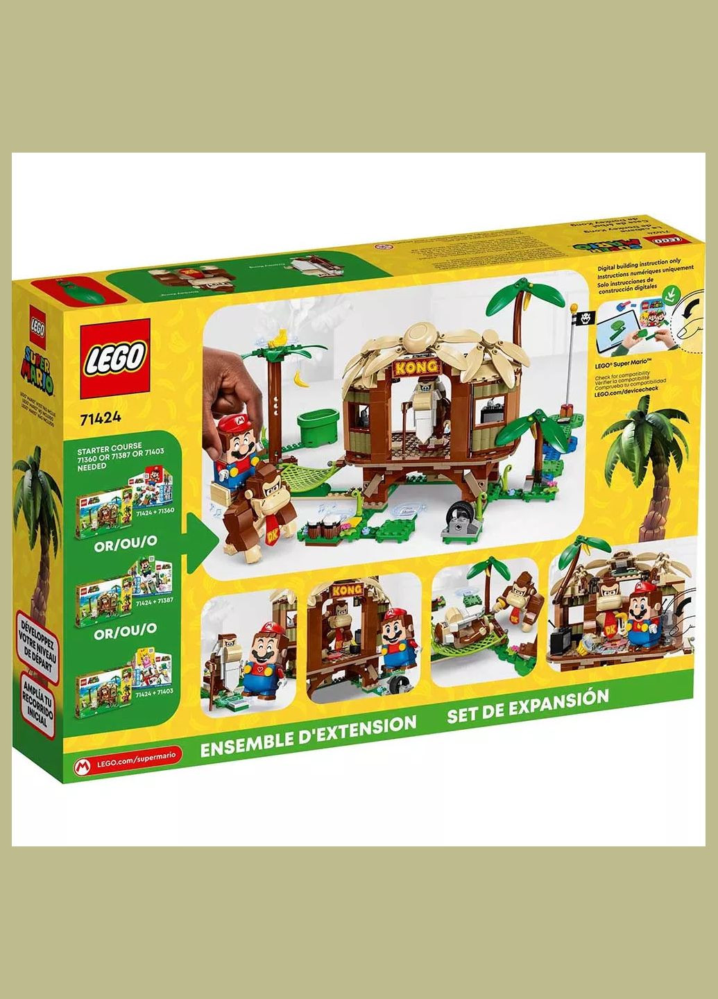 Конструктор Super Mario Donkey Kong's Tree House (71424) Lego (333252298)