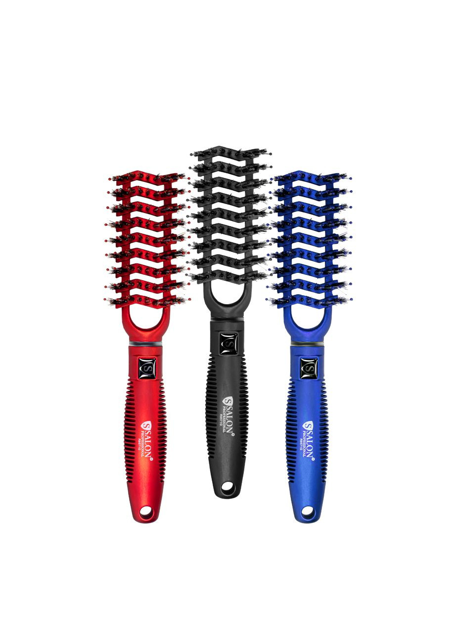 Щітка для волосся продувна 9571G, Чорна Salon Professional (324808765)