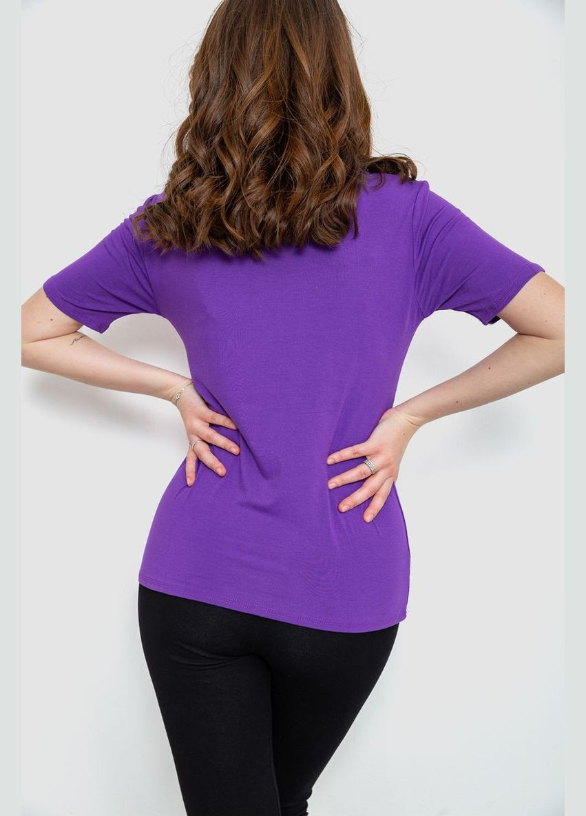 Фіолетова футболка жіноча Ager 186R529