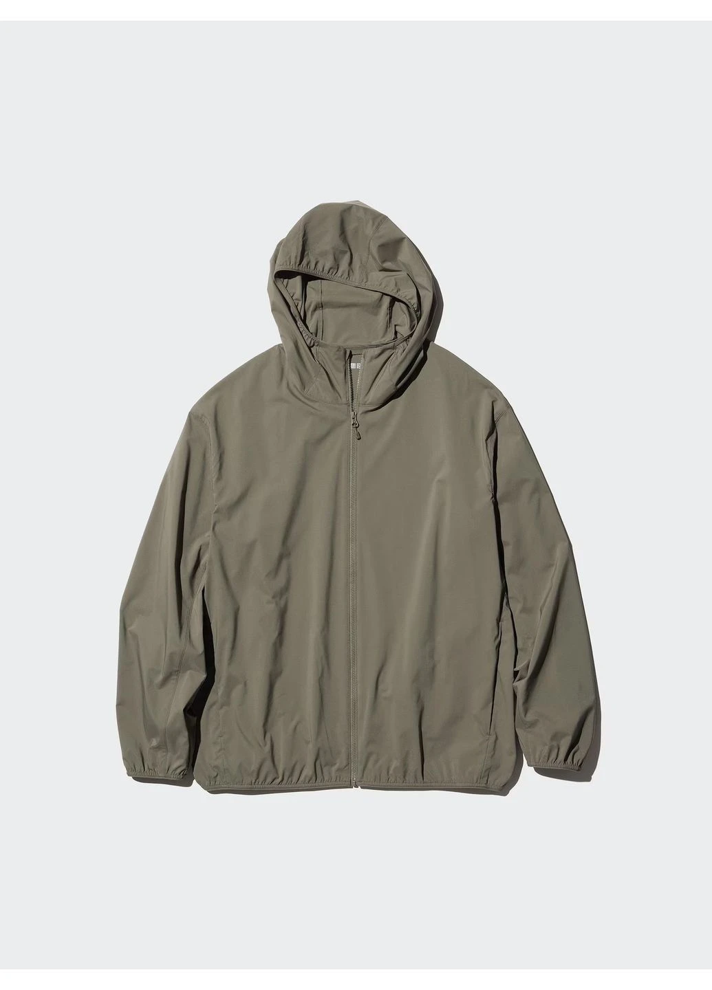 Оливковая ветровка Uniqlo