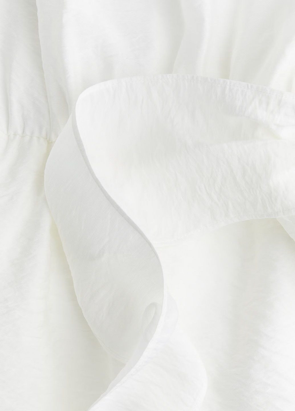 Белое кэжуал платье H&M однотонное