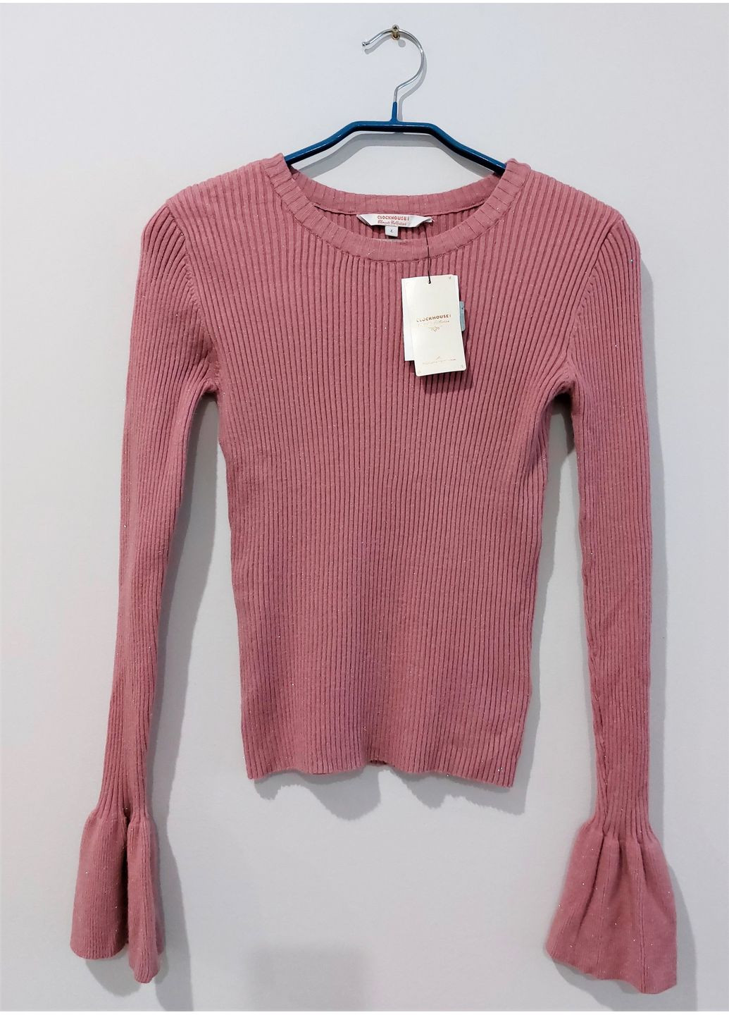 Розовый демисезонный джемпер джемпер Clockhouse