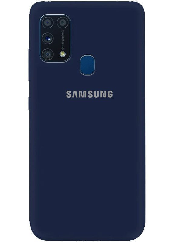 Чехолнакладка Silicone Full Protection Case Samsung Galaxy M31 Navy Blue Toto (301779744)