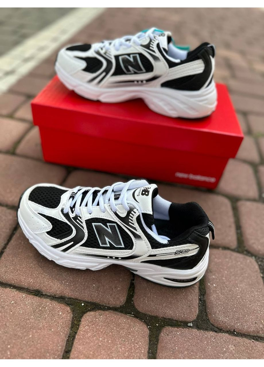 Черно-белые всесезонные кроссовки white унисекс New Balance 530
