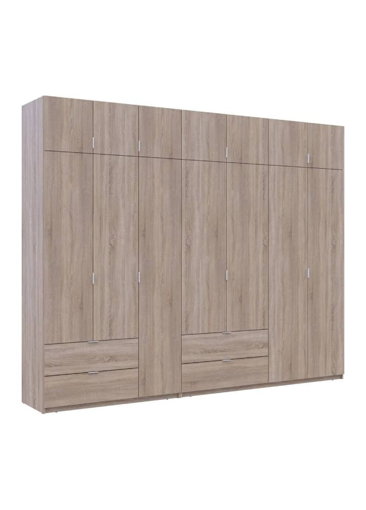 Комплект шаф для одягу Лукас (2 шт.) 300х50х240 см Дуб сонома (DRS-011708) Doros (362267748)