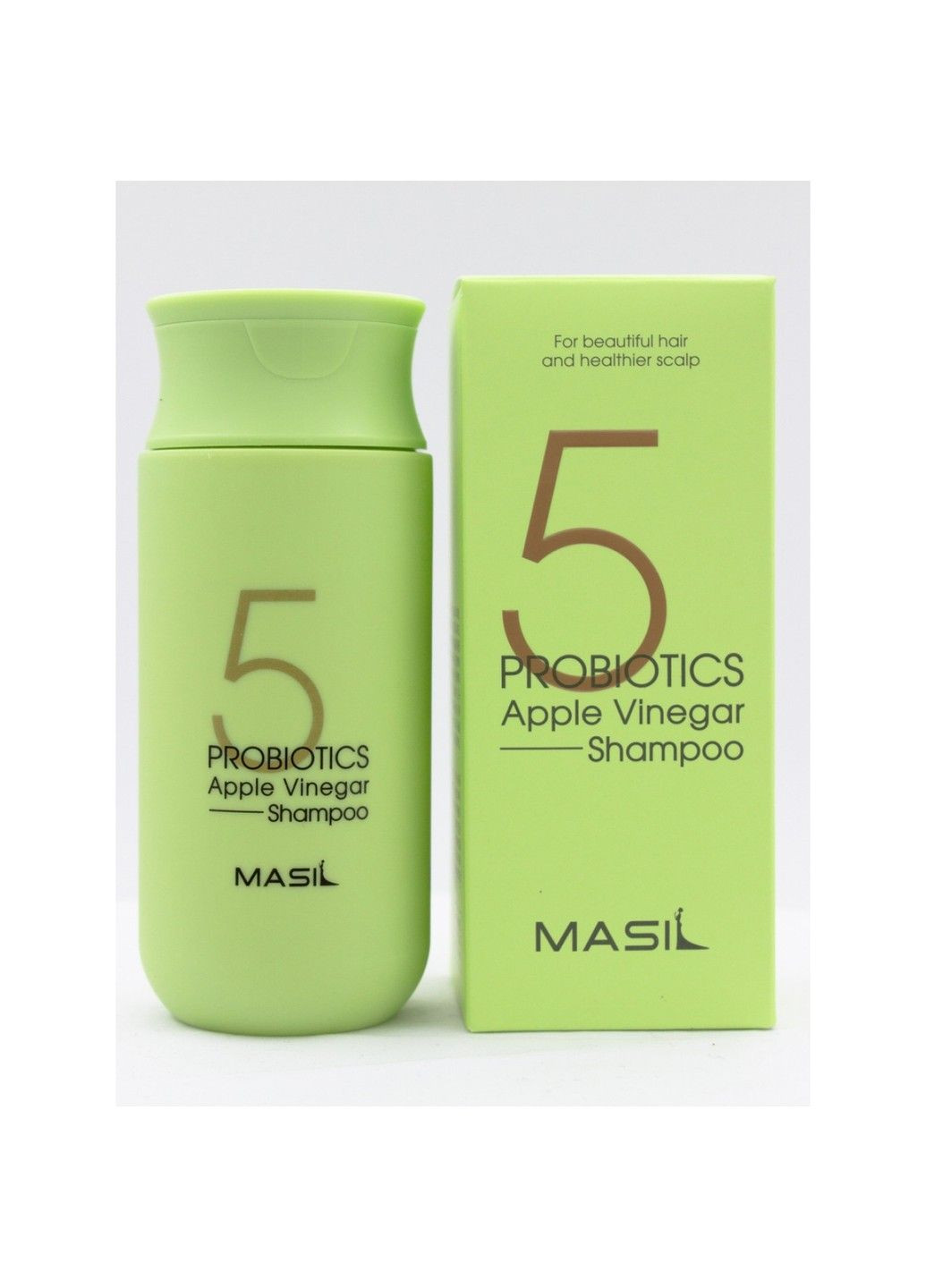 Шампунь для волосся від лупи з яблучним оцтом 5 Probiotics Apple Vinegar Shampoo 150 мл MASIL (317455050)