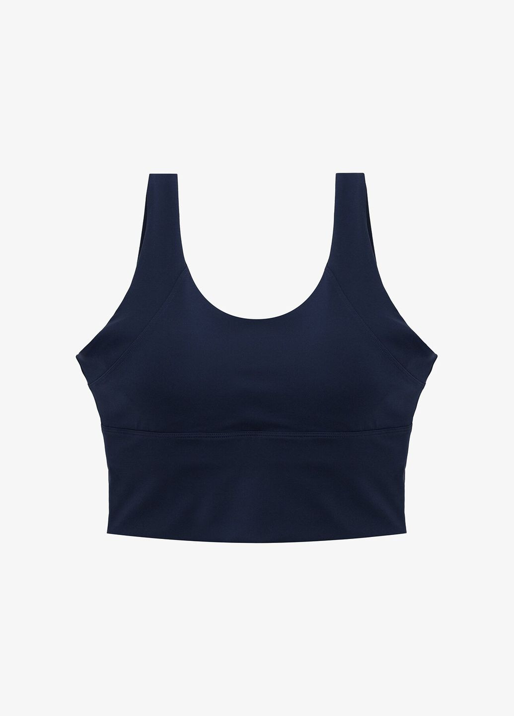 Фитнес топ однотонный женский 7017-K Темно-синий shop (2000990897954) No Brand (362901835)