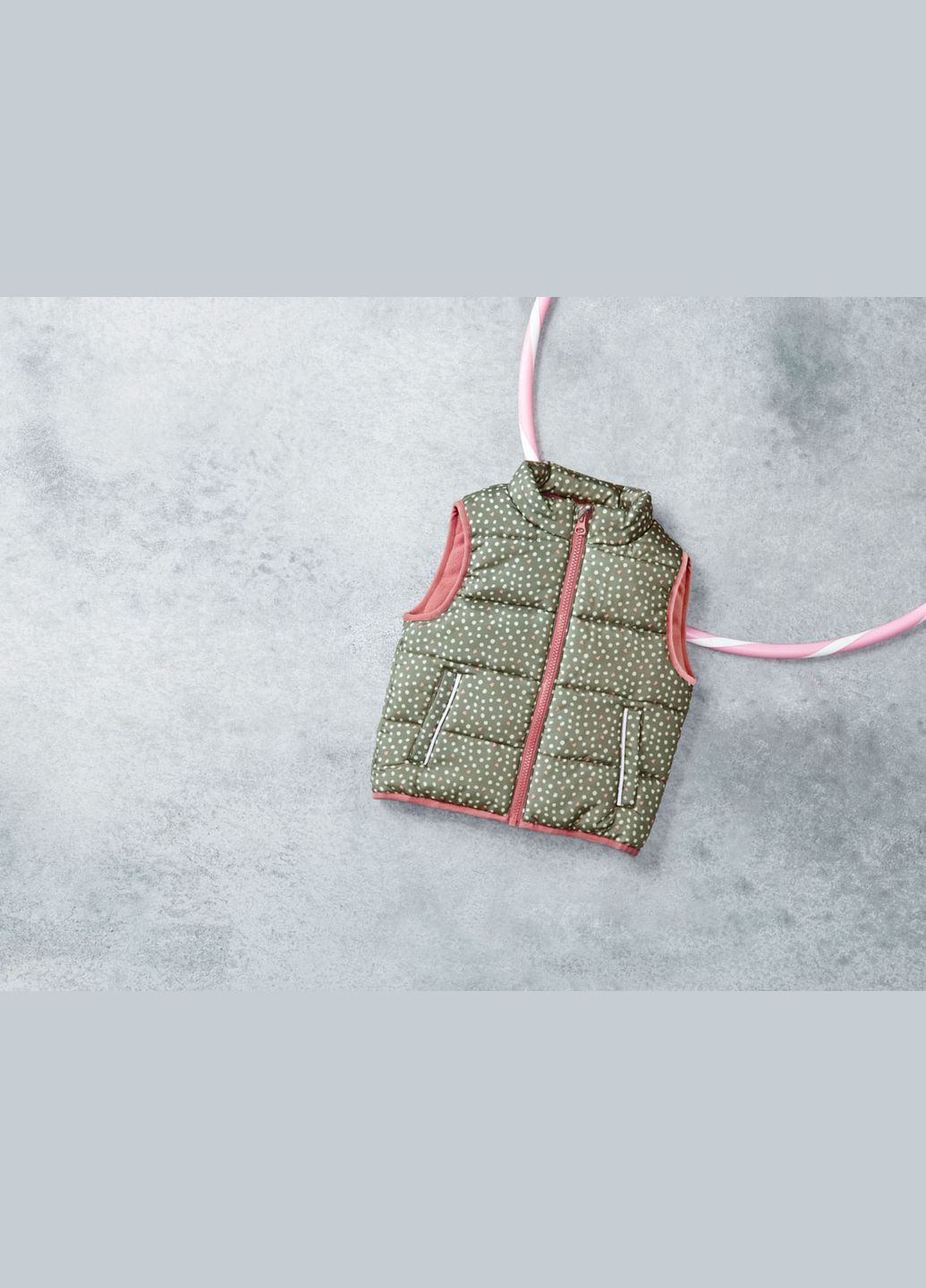 Теплий жилет на флісовій підкладці для дівчинки BIONIC-FINISH® ECO 382069 зелений Lupilu (324393182)