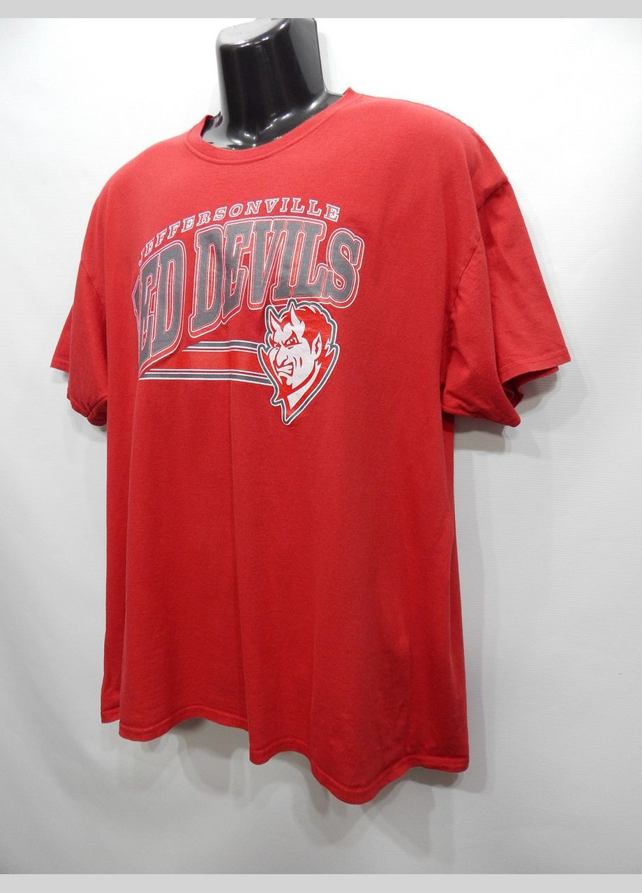 Червона чоловіча футболка оригінал р.52 040fml (тільки в зазначеному розмірі, тільки 1 шт.) Fruit of the Loom