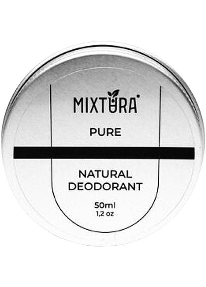 Натуральний крем-дезодорант "М'який" Pure Natural Deodorant 50g (2-966671) Mixtura (369790922)
