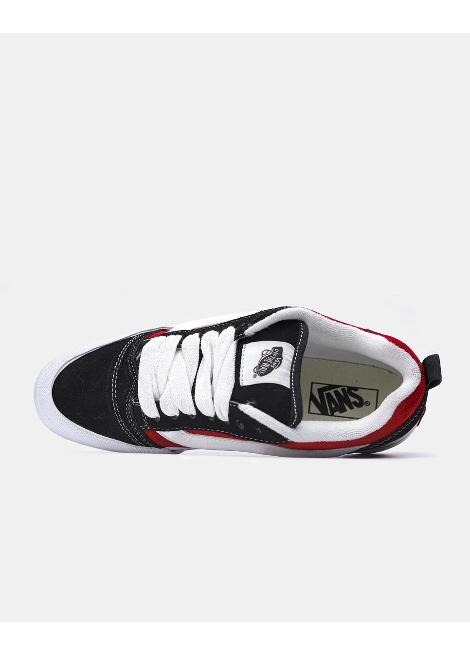 Чорні літні кеди vans knu-skool black red box ванс кну скул No Brand