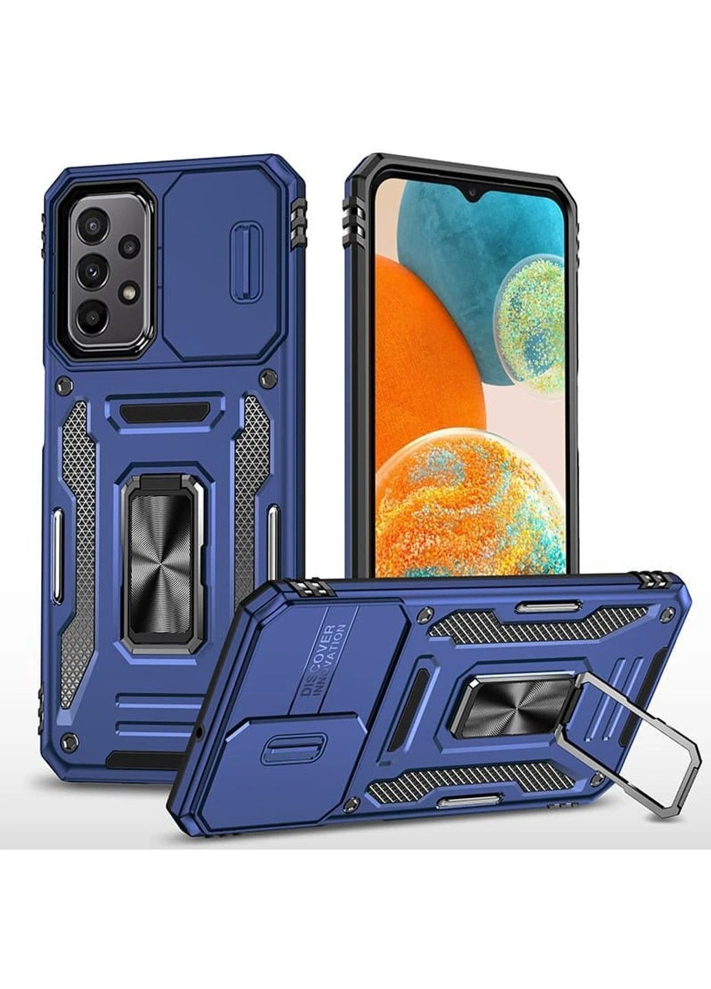 Ударостійкий чохол Camshield Army Ring для Samsung Galaxy A13 4G / A04s Epik (392224898)