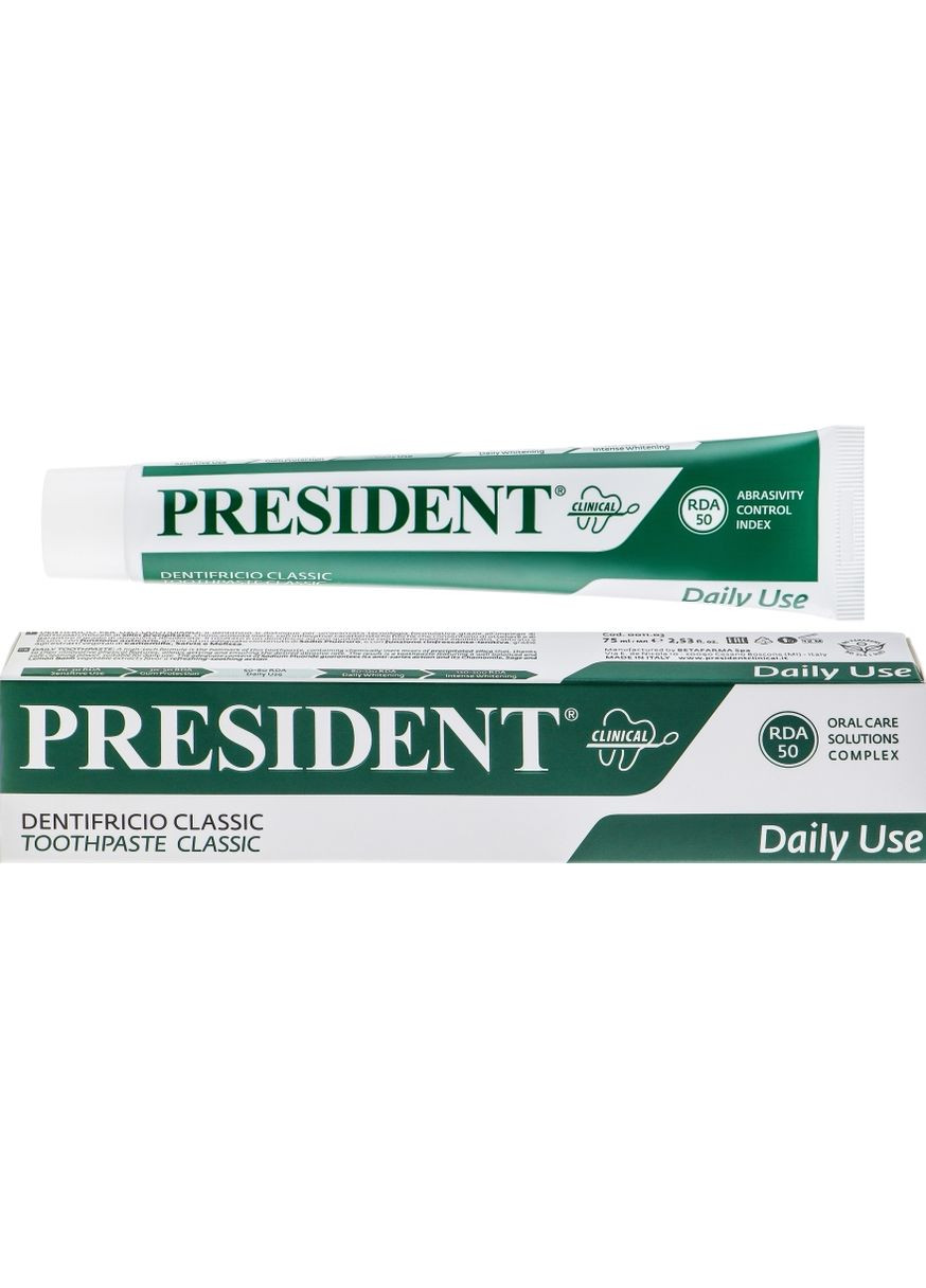 Зубна паста 75ml (221043-18999) President (368633603)