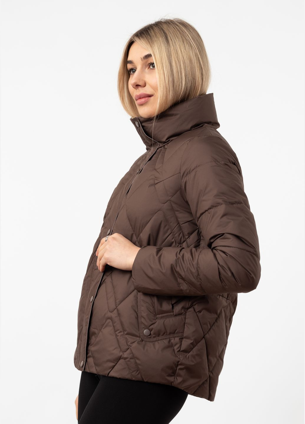 Темно-коричневая куртка (к846) Vivilona