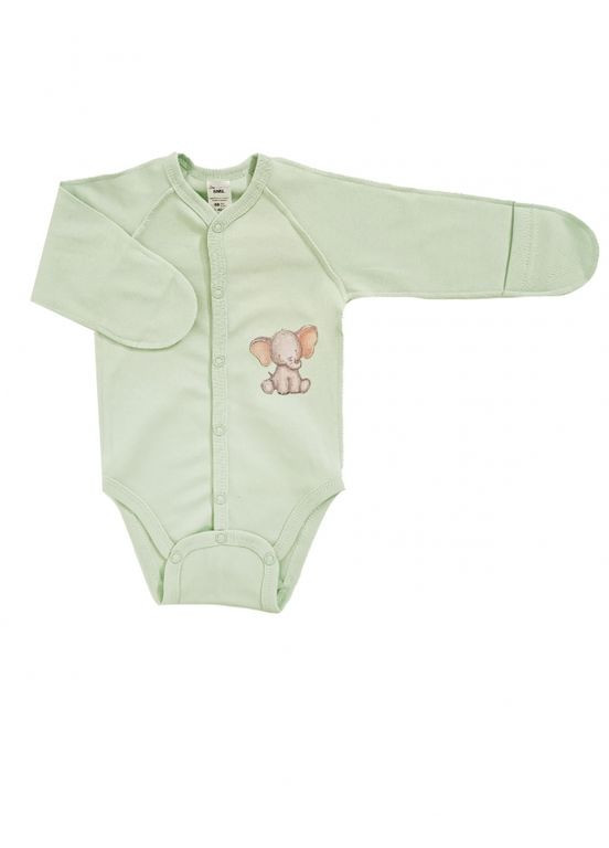 Боди-распашонка Оливковый Smil (317313345)