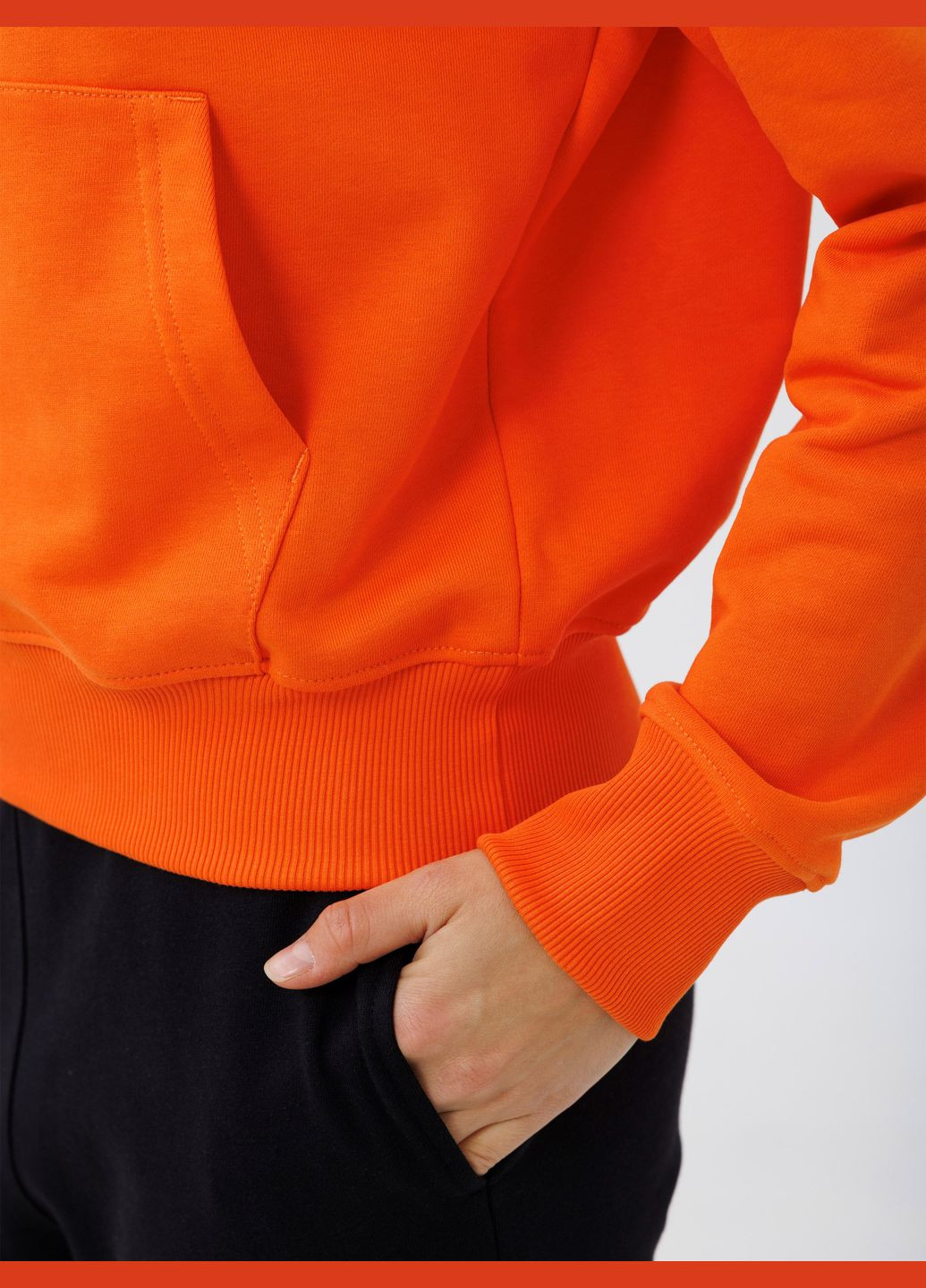 Оранжевый демисезонный джемпер женский №1626 Leinle