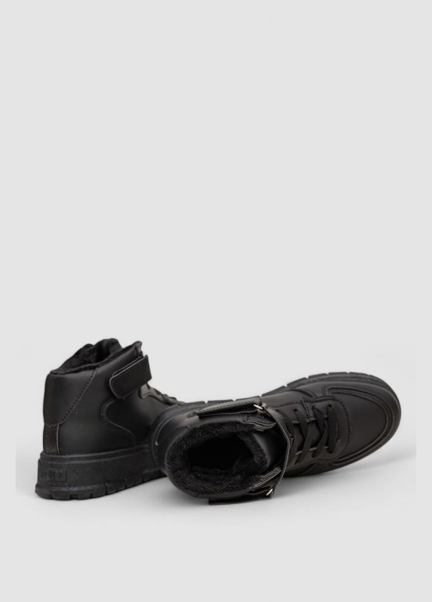 Кросівки жіночі зимові на хутрі, 248RMB04 Ager чорні зими (360858825)