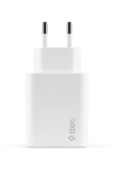 Сетевое зарядное устройство для SmartCharger Duo PD USB-C/USB-A 32Вт White (2SCS24B) TTEC (370619978)