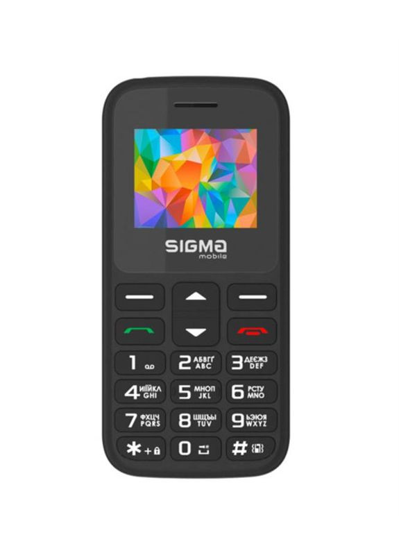Мобильный телефон Comfort 50 Hit 2020 Dual Sim Black (4827798120910) Sigma mobile (370618283)
