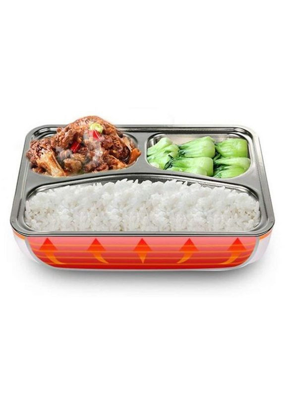 Качественный ланч-бокс с подогревом еды от сети 220 V 820 мл (1756374544) No Brand (329723634)