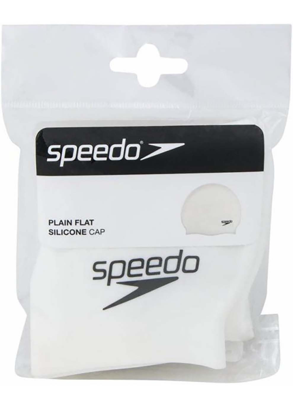 Шапка для плавания FLAT SILICONE CAP AU белый Speedo (302249744)