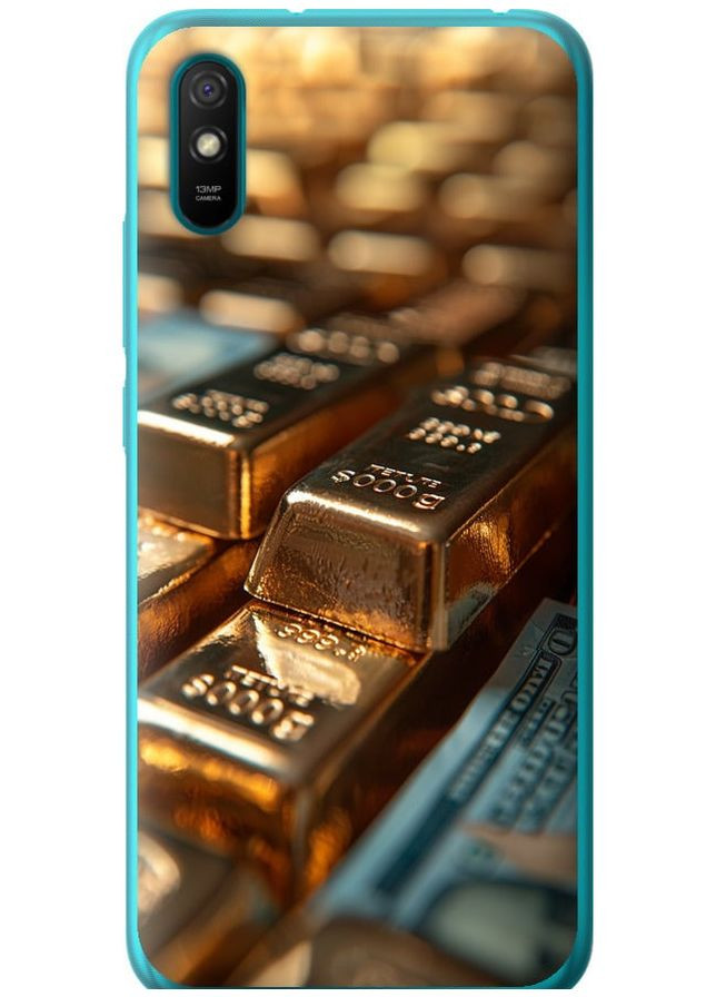 Силиконовый чехол 'Сияние золота' для Endorphone xiaomi redmi 9a (291133500)