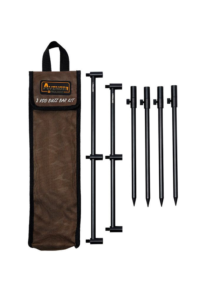 Буз-бар Avenger 3 Rod Buzz Bar Kit and Carrycase 36-42см 20-34см 0.537кг 1846.15.97 Prologic (317306167)